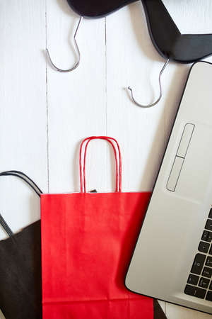 Concept of online shopping, internet payment, e-commerce.の写真素材