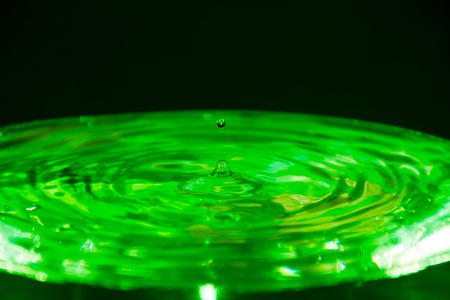 Green rippleの写真素材