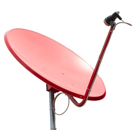 Red satellite ku bandの写真素材