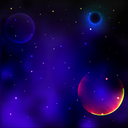 illustration of the concept of spaceのイラスト素材