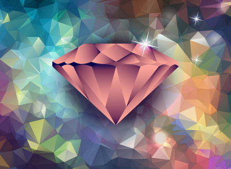 Abstract geometric background with polygons. Info graphics composition with geometric shapesのイラスト素材