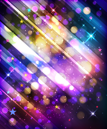 Abstract bright  texture, light bokeh vector backgroundのイラスト素材