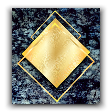 Abstract dark marbling background and gold colors for invitation template. Vectorのイラスト素材