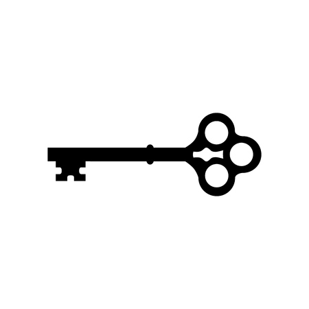 Key icon symbol vector. on white background editableのイラスト素材