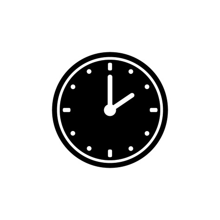 Clock icon, time icon vector illustrstionのイラスト素材