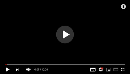 Multimedia player social media. Subscribe. Vector illustrationのイラスト素材