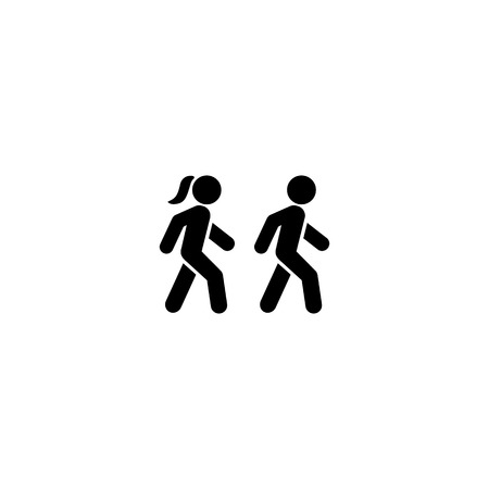 Walk icon symbol template. Vector illustrationのイラスト素材