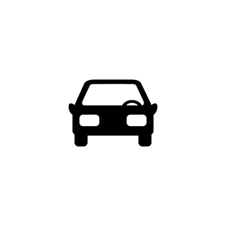 Car front simple icon. Vector illustrationのイラスト素材