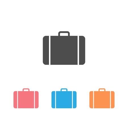 Travel, baggage, tourism, luggage, airport vector icon setのイラスト素材