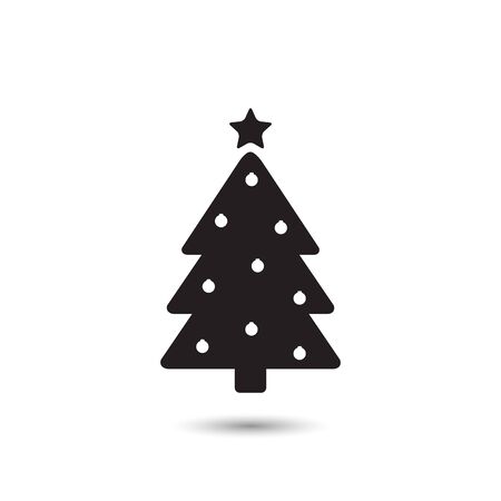 Tree Icon On White Vector Illustrationのイラスト素材
