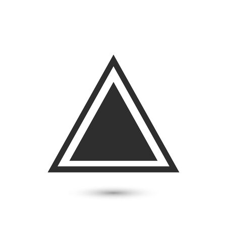 Triangle Icon Vector Flat and Trendy Sign. Symbol Illustrationのイラスト素材