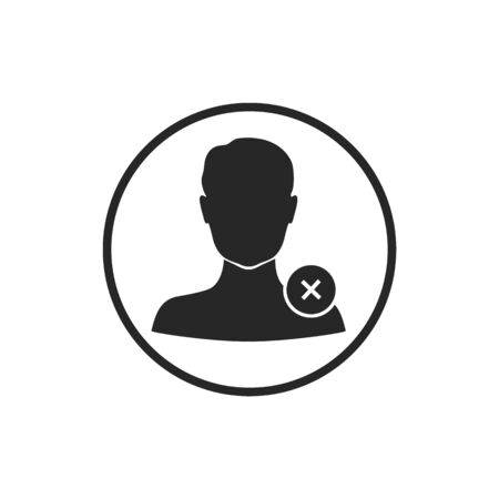 Fired, people icon. Dismissal of an employee icon. Vectorのイラスト素材