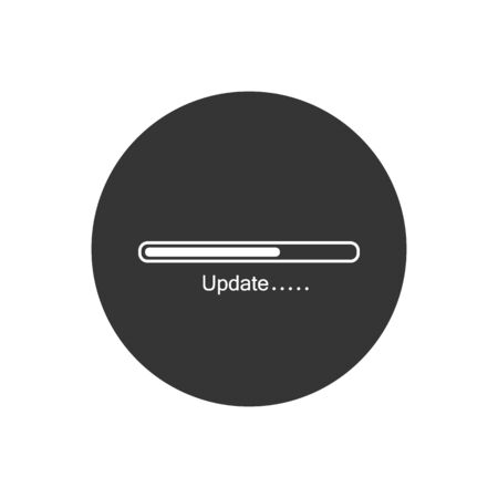 Vector of Loading process. Update system - ID:1-134182038 - Royalty ...