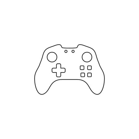 Joystick line icon vector illustration