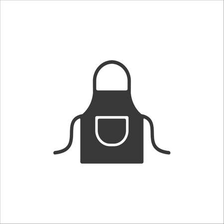 Apron icon vector sign and symbol on trendy designのイラスト素材