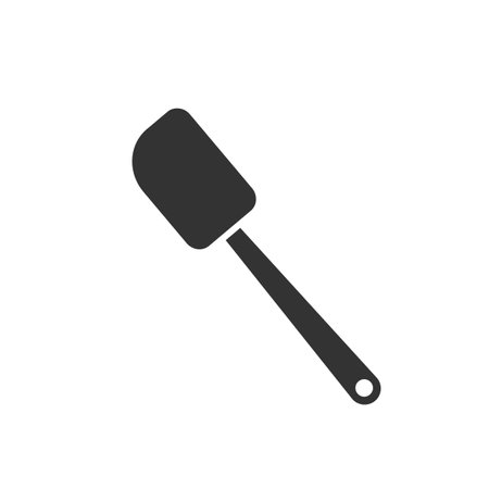 Spatula icon vector in modern flat sign styleのイラスト素材