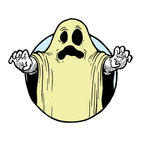 Halloween Ghost Costumeのイラスト素材