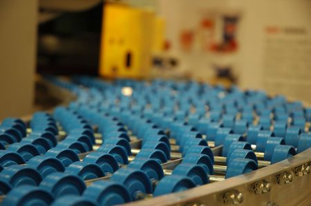 Printing machine conveyorの写真素材