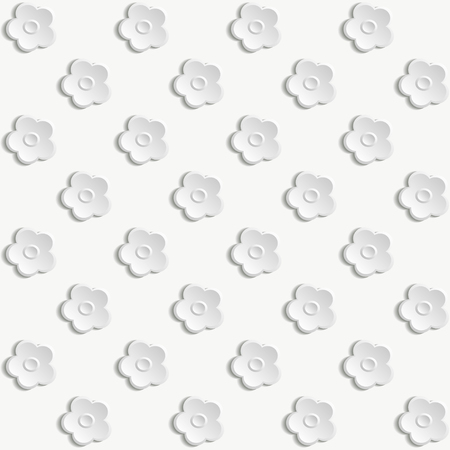 seamless paper flower patternのイラスト素材