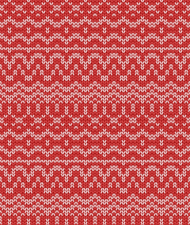 christmas seamless knitting pattern,  illustrationのイラスト素材
