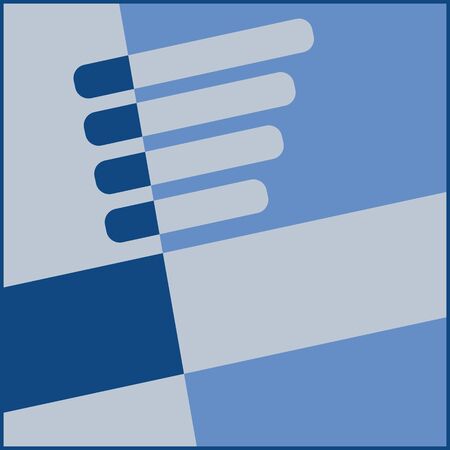 Classic Blue color of the year 2020のイラスト素材