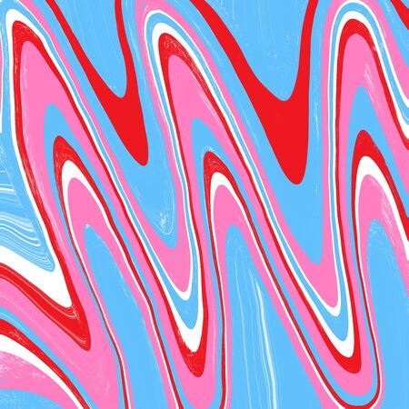 colorful swirled liquid texture with modern pastel colors. abstract holographic background illustration texture pattern.の写真素材