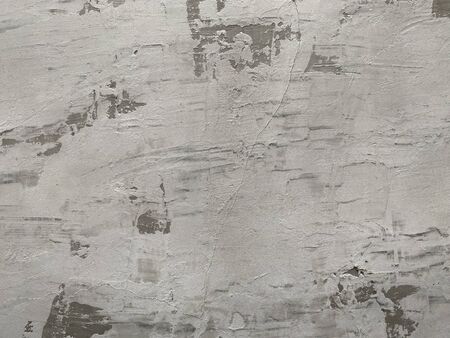 grey cement concrete old wall background and texture. grunge style of abstract background. use in classic Loft design in vintage tone. living home concept with copy space.の写真素材