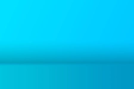 Isolated blue and light gradient background stand display or shelf for showing luxury cosmetics...