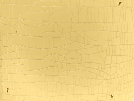 Vintage cream-yellow Nitro cellulose color That has been bitten by cold, cracked until scratched, can use in concept, repair, construction, Paint job. background and texture.の写真素材