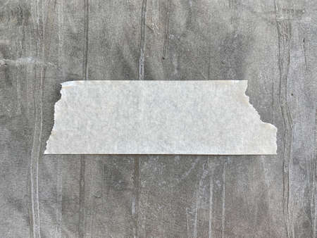 sticky tape on the floor, gray cement wall They can be used for business, documents, products, banners, or use in news announcements or events. top viewの写真素材