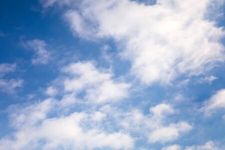 Blue Sky With Whiteの写真素材