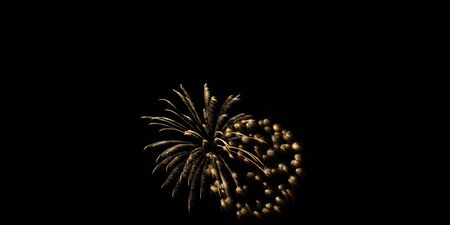 Sparkle fireworks in night sky on Fourth of July Independence day holiday United State of America. Celebration of fun and freedom with sparklers and sparkles.の写真素材