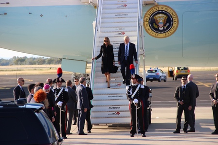 Trump Air Force Oneのeditorial素材