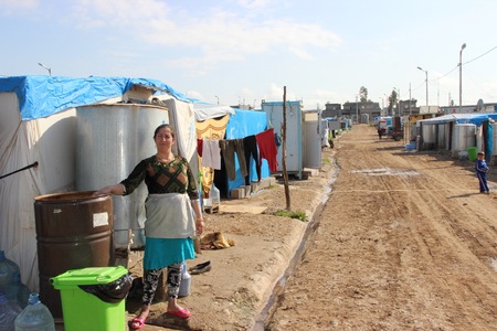 Refugee camp at Iraqのeditorial素材