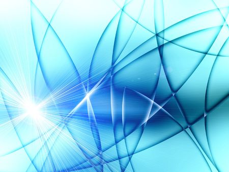 Blue glowing abstract backgroundの写真素材
