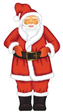 Santa claus isolatedのイラスト素材