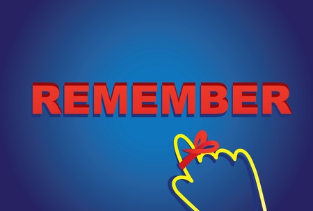 rememberのイラスト素材