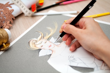 fashion designの写真素材