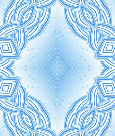 Blue abstract background with beautiful patternsの写真素材