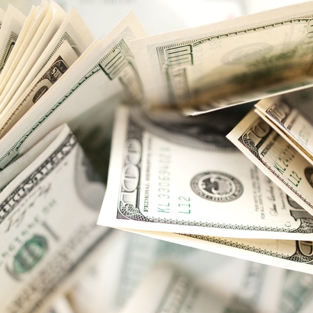 one hundred dollar bills close up photo