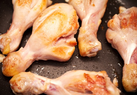 Crispy fried chicken legsの写真素材