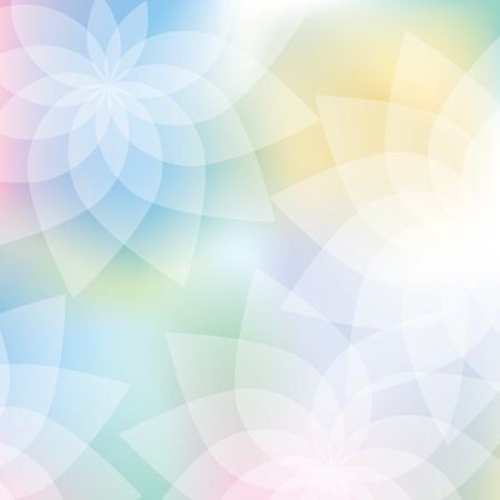 floral background in pastel colors のイラスト素材