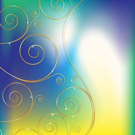 Abstract background with decorative elementsのイラスト素材