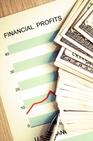  financial profitsの写真素材