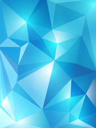 Blue abstract geometric backgroundのイラスト素材