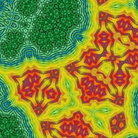 abstract fractal background with vibrant colorsの写真素材