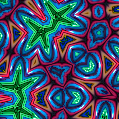 abstract fractal background with vibrant colorsの写真素材
