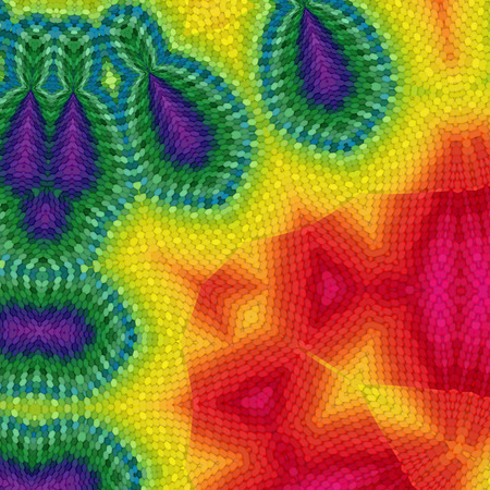 abstract fractal background with vibrant colorsの写真素材