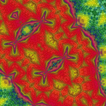 abstract fractal background with vibrant colorsの写真素材