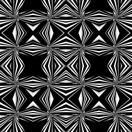 Black and white seamless abstract backgroundの写真素材
